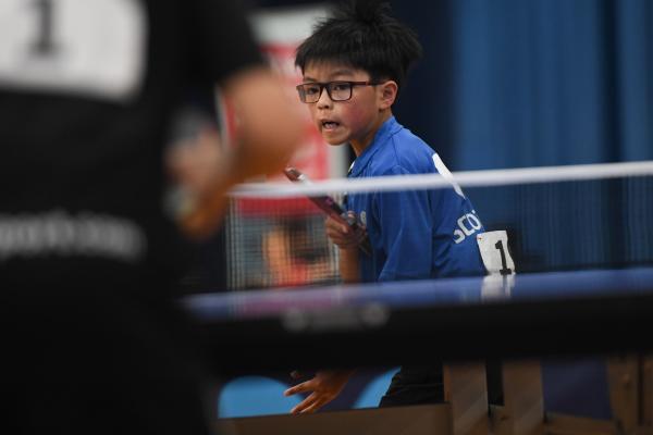 Scotlands James Huang Primary Schools table tennis tournament at Fort Regent Picture: DAVID FERGUSON