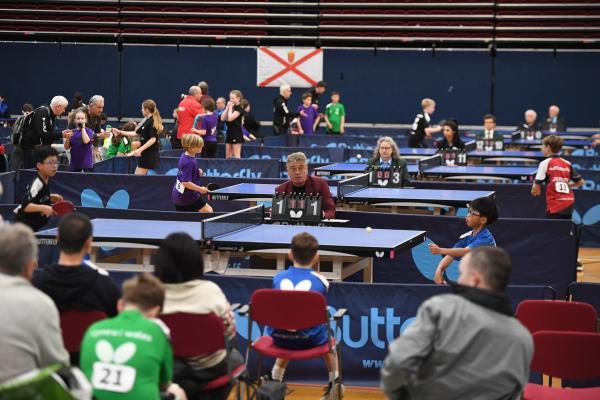 Primary Schools table tennis tournament at Fort Regent Picture: DAVID FERGUSON