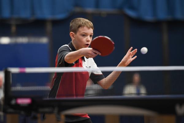 Jersey's Rory Quinn Primary Schools table tennis tournament at Fort Regent Picture: DAVID FERGUSON