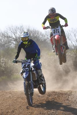 Expert Ben Hague and Damian Bowyer Motocross at Sorel Point Picture: DAVID FERGUSON