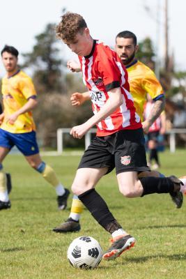 Football Wanderers v St Clement 11 Luke Coutanche Picture: JON GUEGAN