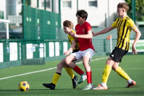 U18 football President's Trophy final St Peter v st Pauls 6, 9 and Capt Picture: JON GUEGAN