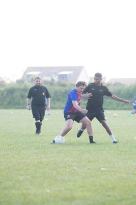 Kick On for Les Amis charity footballl tournament Style v Switch Picture: JON GUEGAN