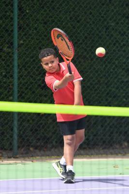 Albie Rice St martin's school BNP Primary Schools Tennis Tournament at the Caesarean Tennis club  Picture: DAVID FERGUSON