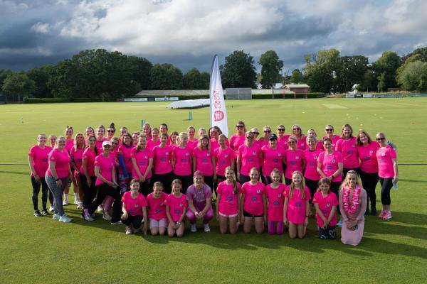 Go Pink girls kwik cricket tournament Picture: JON GUEGAN