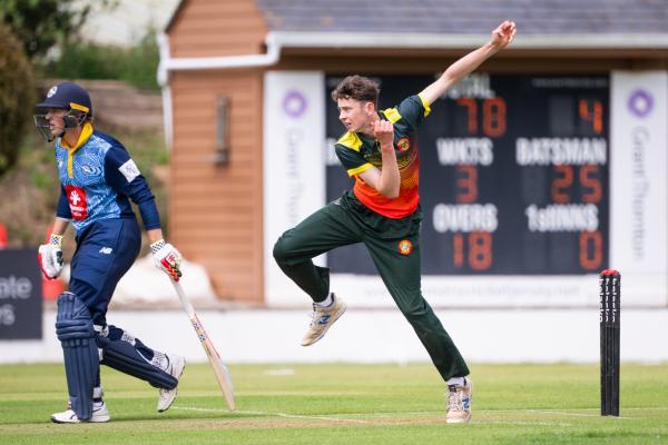 Cricket at Farmers Field. CI League Cricket - Farmers (fielding) V  Cobo (batting/from Guernsey). Josh Lawrenson                         Picture: ROB CURRIE