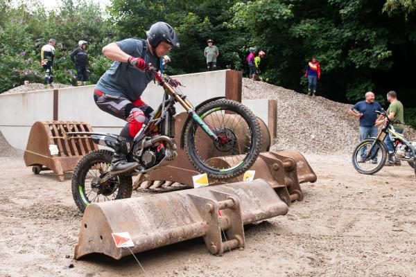 JMC&LCC motorcycle trial at Barette’s Recycling Yard on Beaumont Hill. Simon Bertie-Roberts                   Picture: ROB CURRIE