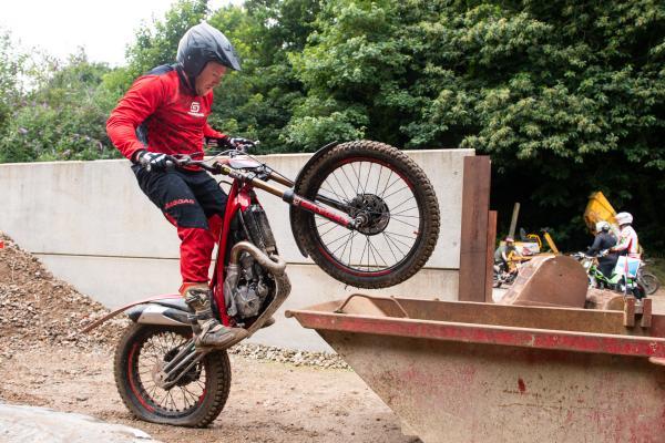 JMC&LCC motorcycle trial at Barette’s Recycling Yard on Beaumont Hill. Jack Moullin                 Picture: ROB CURRIE