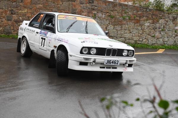 St Ouen Mt Huelin Ross baudains and Martin Fernando BMW  Jersey Rally Picture: DAVID FERGUSON