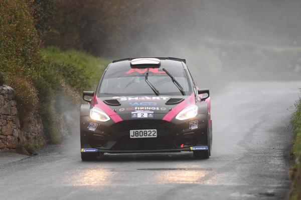 St Ouen Stage Sam Touzel and Max Freeman Fiesta Rally 2  Jersey Rally Picture: DAVID FERGUSON