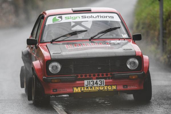 St Ouen stage Ross le Noa and Domonic Volante Escort MK2  Jersey Rally Picture: DAVID FERGUSON