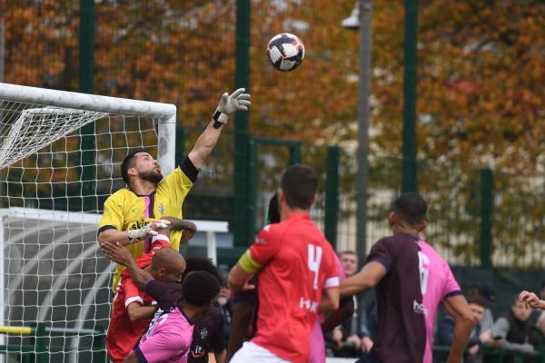 Corinthians keeper welber Silva Sobrinho Football Jersey Bulls v Corinthian Casuals Picture: DAVID FERGUSON