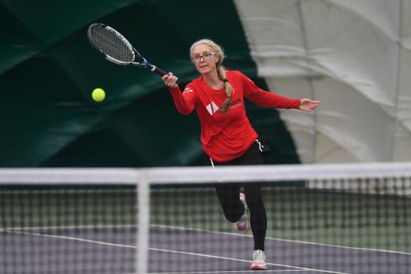 Rebecca Edwards Over 45s Tennis JSY v GSY Picture: DAVID FERGUSON