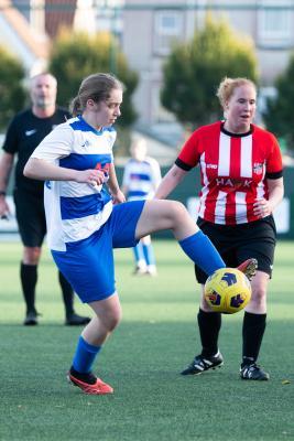 Women's football Sylvia Spinola final.Jersey Wanderers v Rozel 11 Marta Rodrigues Picture: JON GUEGAN