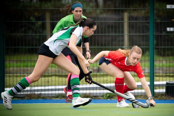 Ladies hockey Jersey Ladies v Lymm Harley Cadoret Picture: JON GUEGAN