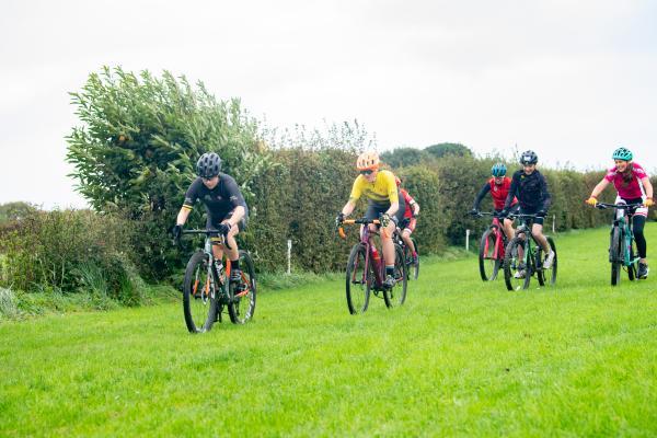 Cyclcross at Rozel campsite Ladies, Youths, vet50 Men and vet60 Men  Picture: JON GUEGAN