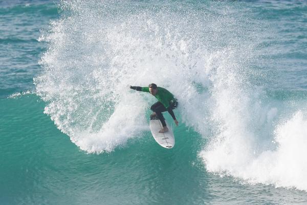 CI Team surfer Nathan Elms SURFING GB Cup at the Watersplash Picture: DAVID FERGUSON