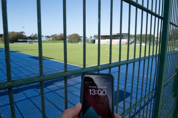 Hockey at Les Quennevais. JHC Leopards vs OV Convicts                              Picture: ROB CURRIE