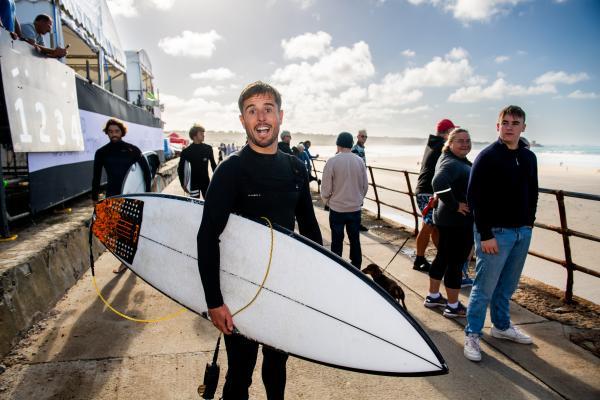 Surfing at St Ouen. GB Cup competition. Jake Powell ???                     Picture: ROB CURRIE