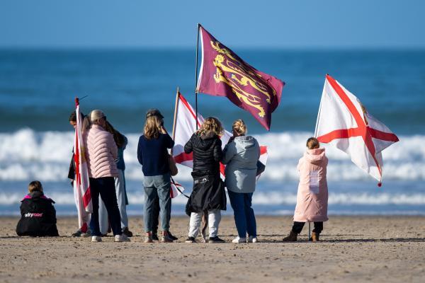 Surfing at St Ouen. GB Cup competition.                      Picture: ROB CURRIE