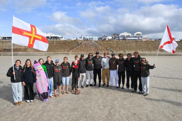 Channel Islands Team SURFING GB Cup 2024 at the Watersplash Picture: DAVID FERGUSON