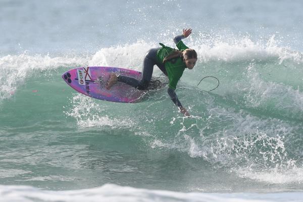 CI Surgfer Nava Dowse-Harris SURFING GB Cup 2024 at the Watersplash Picture: DAVID FERGUSON