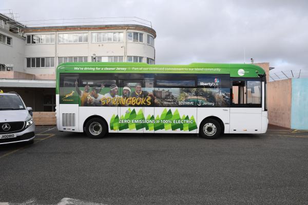 The Springboks arrive in Jersey Picture: DAVID FERGUSON