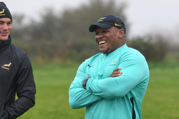 Bongi Mbonambi SPRINGBOKS at the JRFC mins training session Picture: DAVID FERGUSON