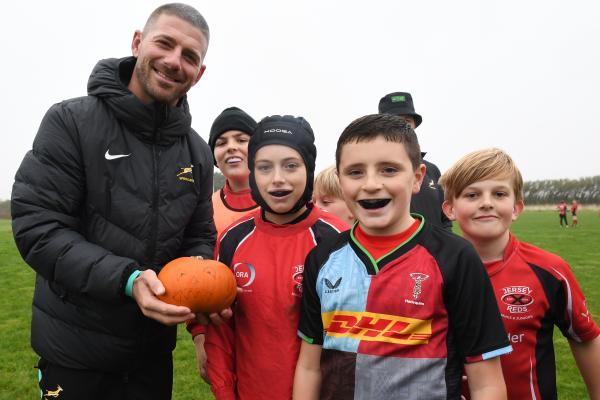 Willie Le Roux  SPRINGBOKS at the JRFC mins training session Picture: DAVID FERGUSON