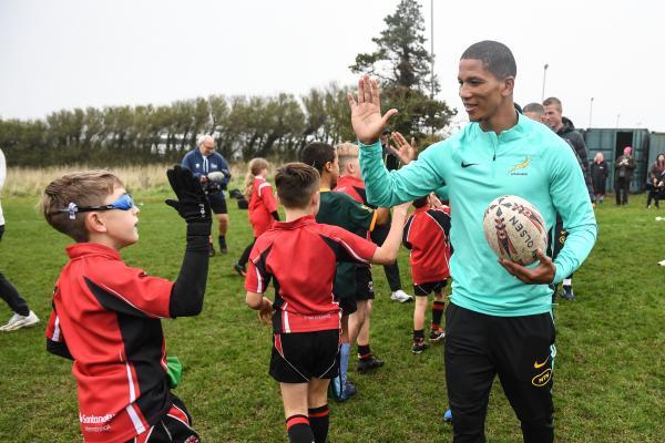 Fly Half Manie Libbok SPRINGBOKS at the JRFC mins training session Picture: DAVID FERGUSON