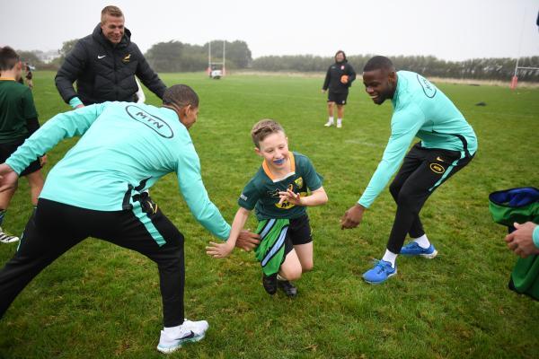 Bulldog Tag Rugby SPRINGBOKS at the JRFC mins training session Picture: DAVID FERGUSON