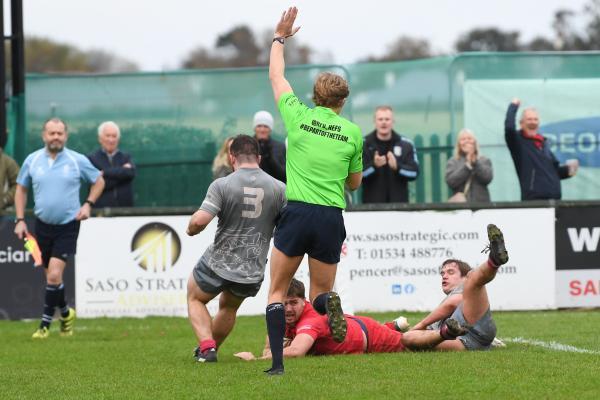 George Willmott try RUGBY JRFC v London Welsh Picture: DAVID FERGUSON