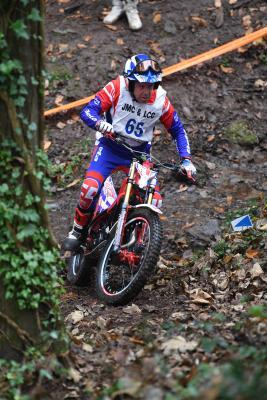 Alan Bertram Motorbike trials Picture: DAVID FERGUSON