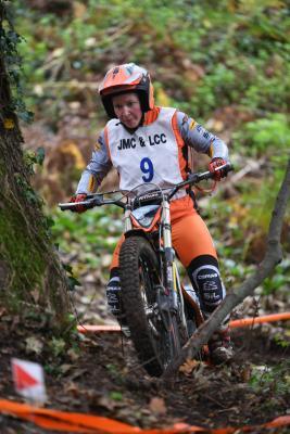 Alice Minta Motorbike trials Picture: DAVID FERGUSON