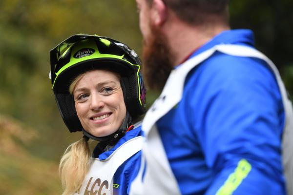 Emma Bristow  St Peter's Valley Motorbike trials Picture: DAVID FERGUSON