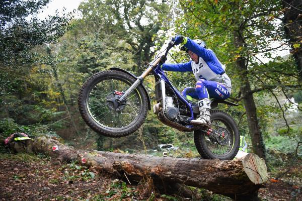 Emma Bristow  St Peter's Valley  Motorbike trials Picture: DAVID FERGUSON