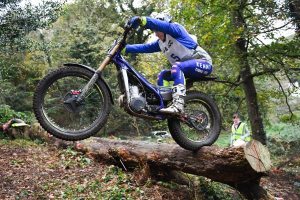 Emma Bristow  St Peter's Valley Motorbike trials Picture: DAVID FERGUSON