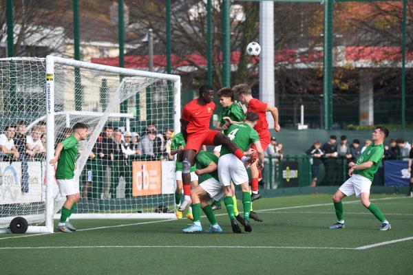 GSY Goalmouth action FOOTBALL UNDER 21 Muratti at Springfield Picture: DAVID FERGUSON