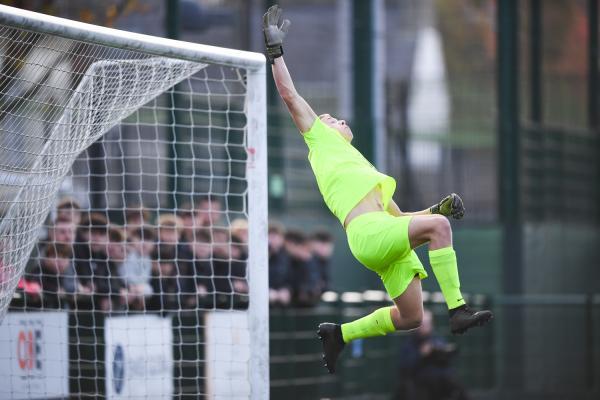 GSY keeper Ollie Miller FOOTBALL UNDER 21 Muratti at Springfield Picture: DAVID FERGUSON