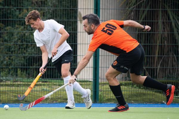 Hockey Hunters v Victoriana Joe Gower and Simon Le Fevre Picture: JON GUEGAN