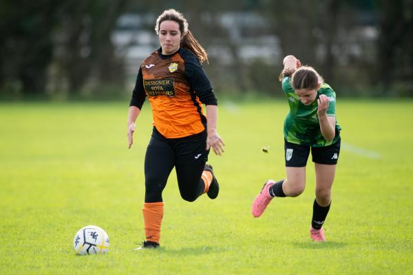 Women's football Guernsey FC Women v Sports Club of Jersey Women Lara Oliveira Picture: JON GUEGAN