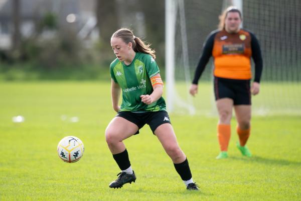 Women's football Guernsey FC Women v Sports Club of Jersey Women Elise Le Lacheur Picture: JON GUEGAN