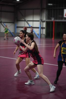 St Lawrence C v St Ouen C Netball at Les Ormes Picture: DAVID FERGUSON