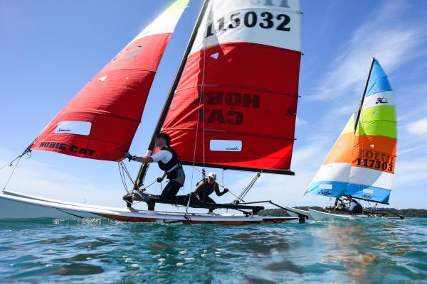 Royal Channel Island Yacht Club Hobie Cat Championships Picture: DAVID FERGUSON