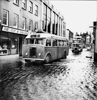 TEMPS PASSE TOWN FLOODING 1967